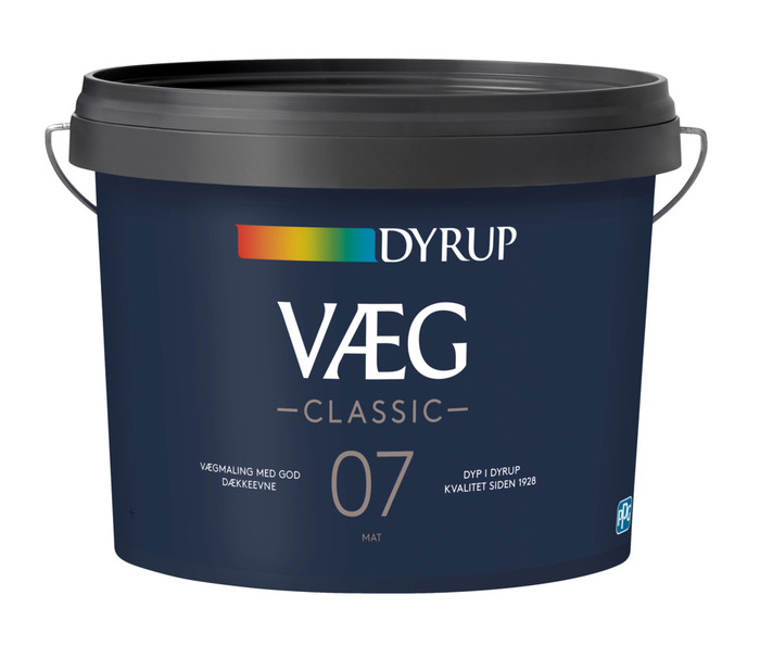 Dyrup Væg Classic 7 hvid base 9 liter